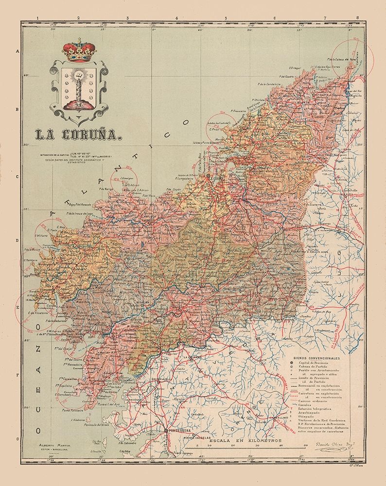 A Coruna Spain Europe - Martin 1911