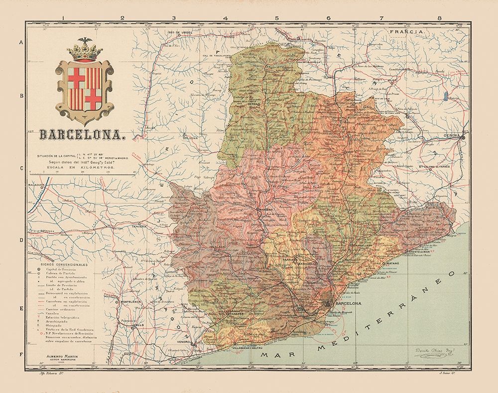 Barcelona Spain Europe - Martin 1911