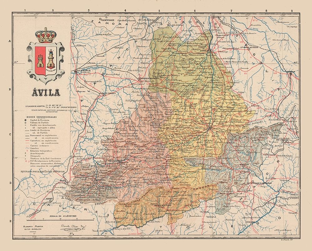 Avila Spain Europe - Martin 1911