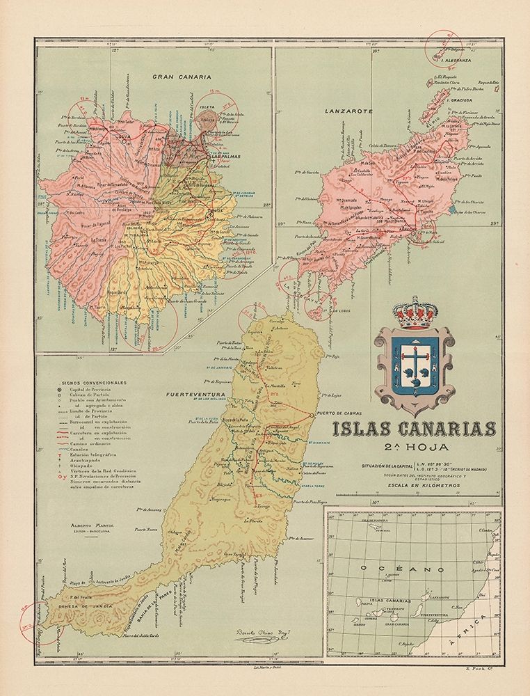 Canary Islands Spain Europe - Martin 1911