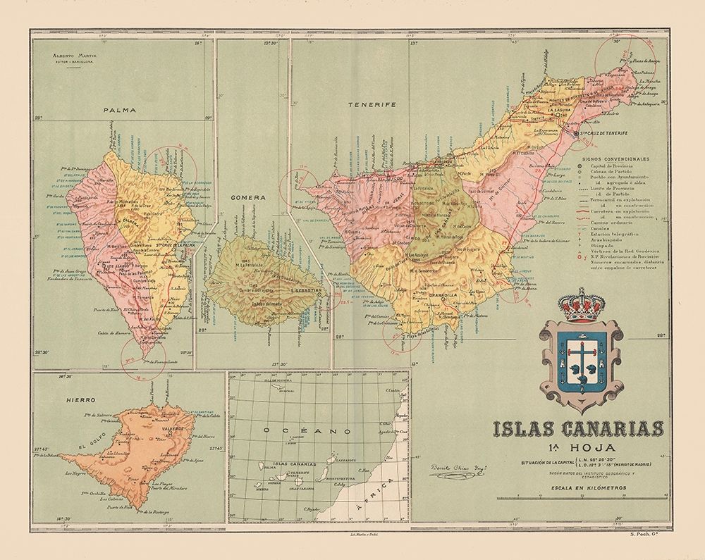 Canary Islands Spain Europe - Martin 1911