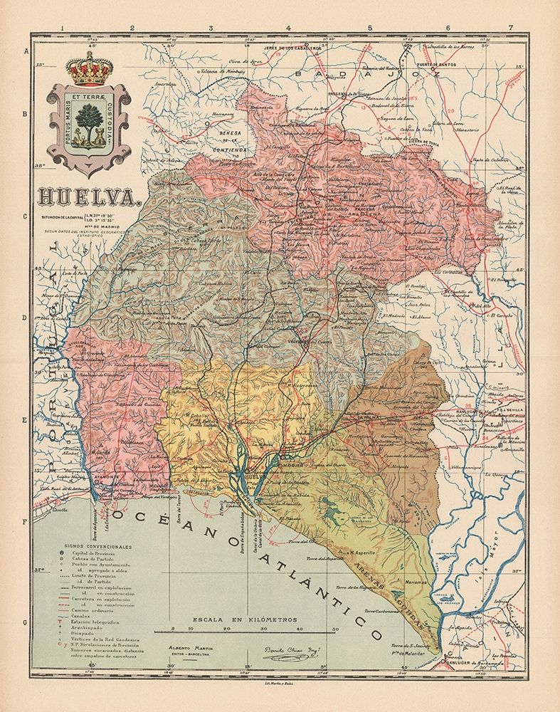Huelva Spain Europe - Martin 1911