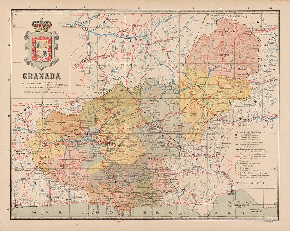 Granada Spain Europe - Martin 1911
