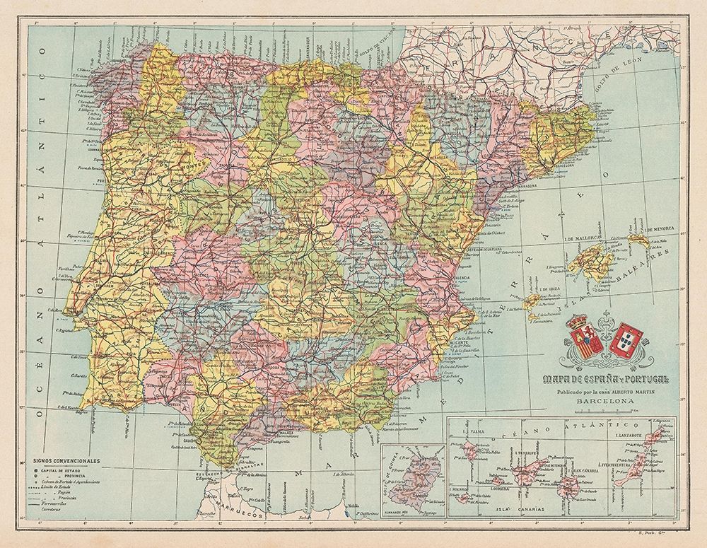 Spain Portugal - Martin 1911