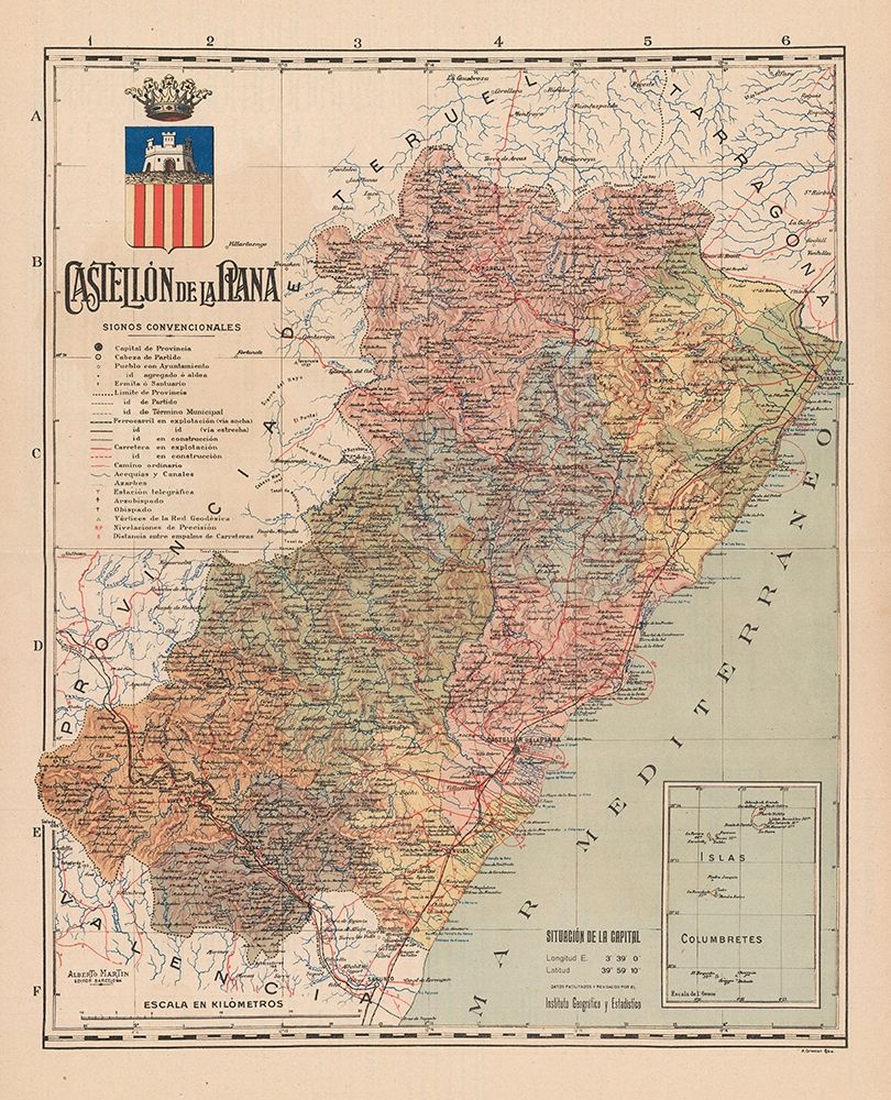 Castellon de la Plana Spain Europe - Martin 1911