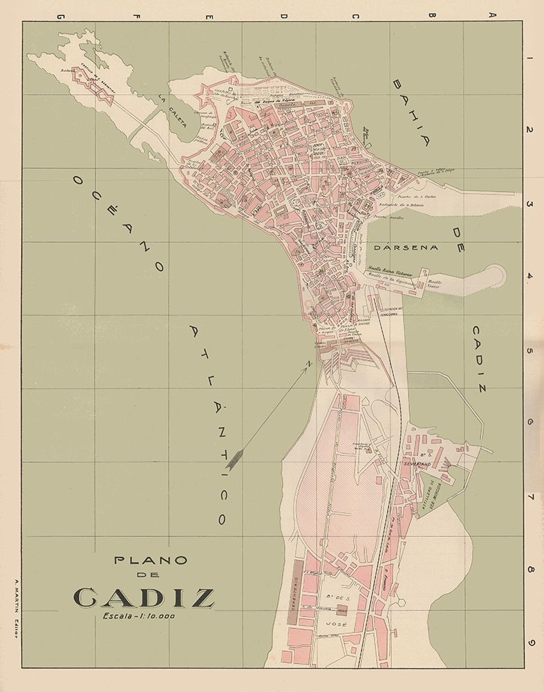Cadiz Spain Europe - Martin 1920