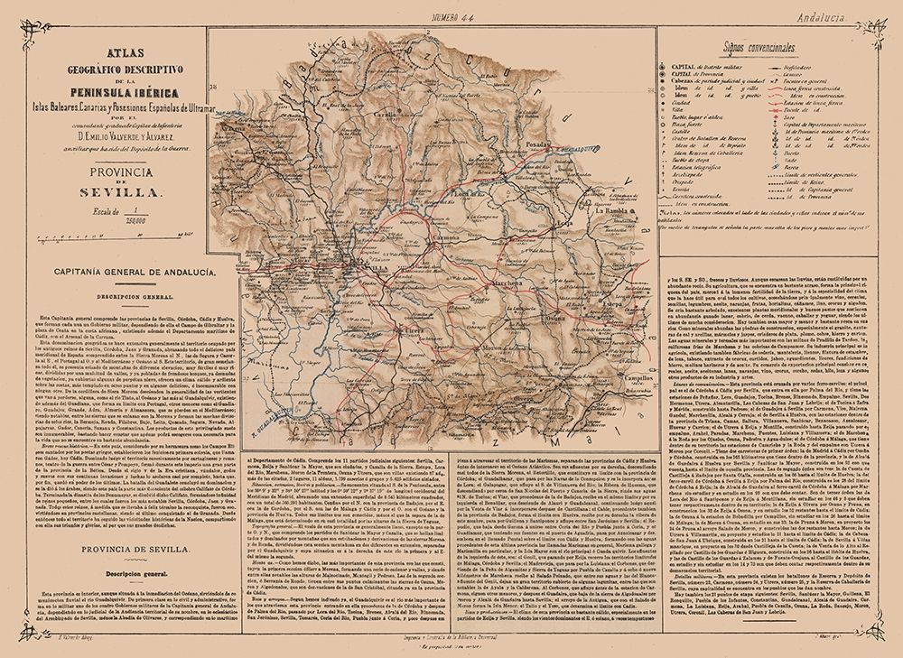 Seville Province Spain - Valverde 1880