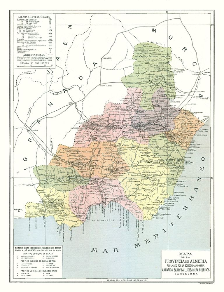 Almeria Province Spain - Pompido 1913