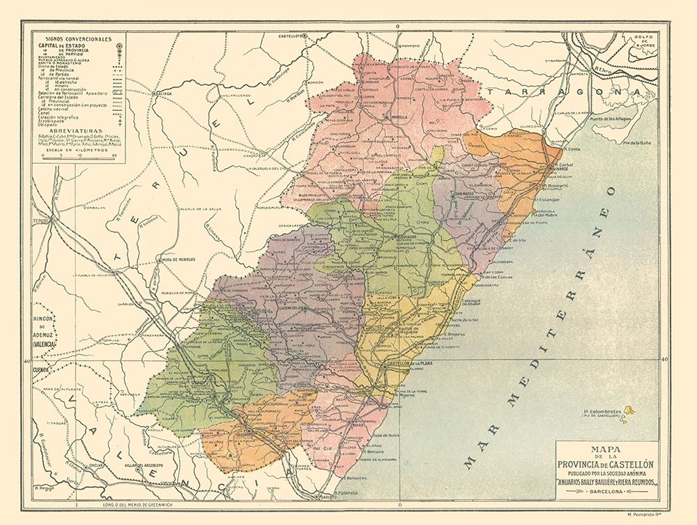 Castellon de la Plana Province Spain - Pompido