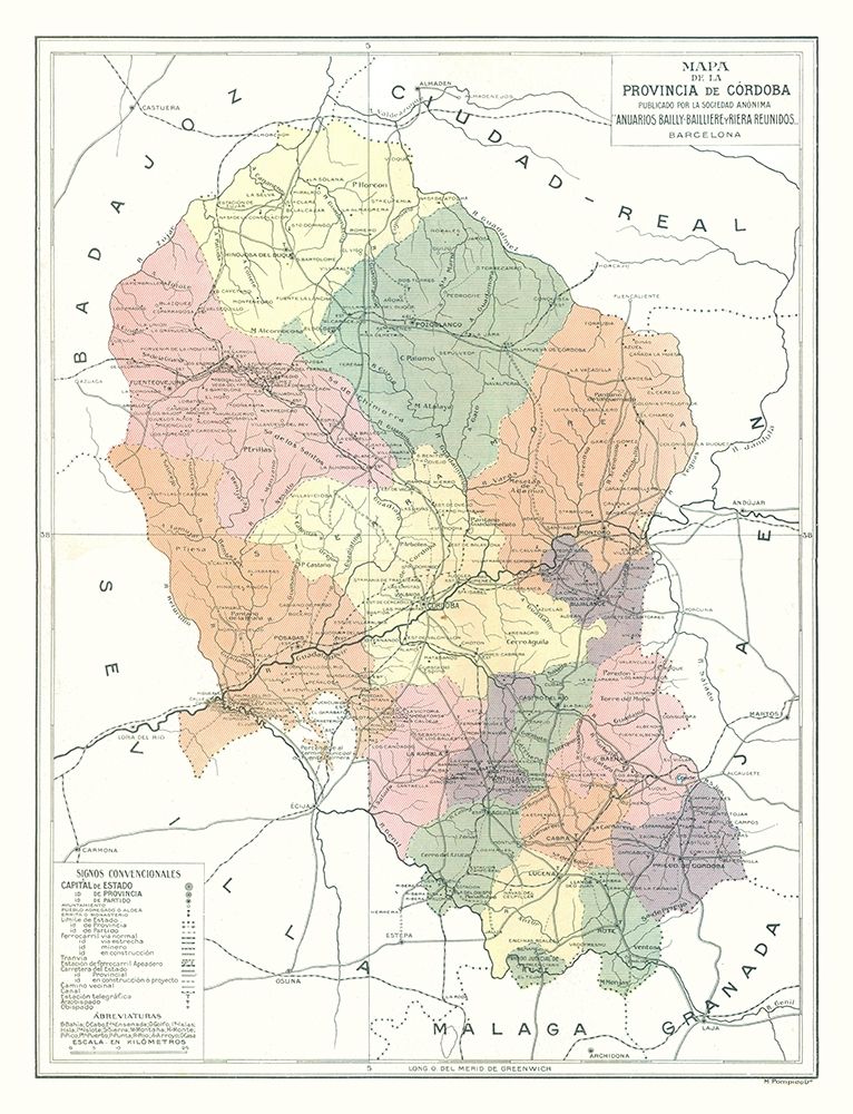 Cordova Province Spain - Pompido 1913