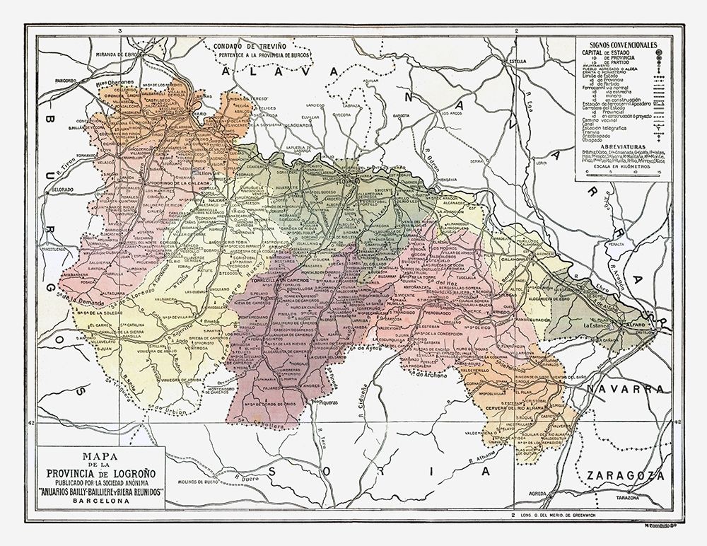 Logrono Province Spain - Pompido 1913