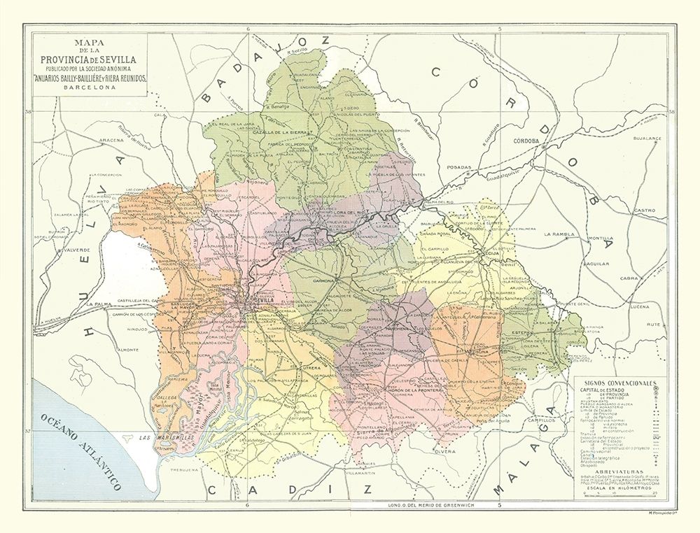 Seville Province Spain - Pompido 1913