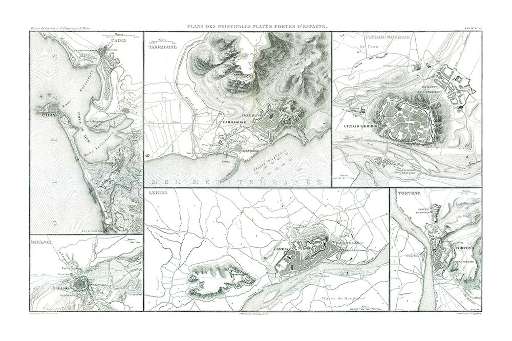 Forts in Spain - Thiers 1866