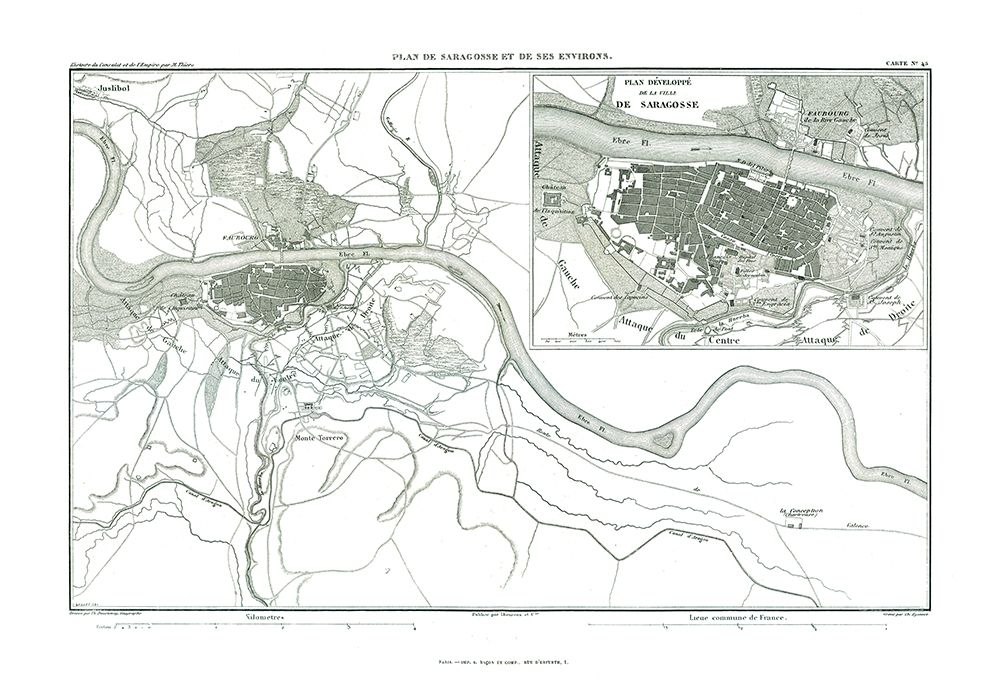 Zaragoza - Spain - Thiers 1866