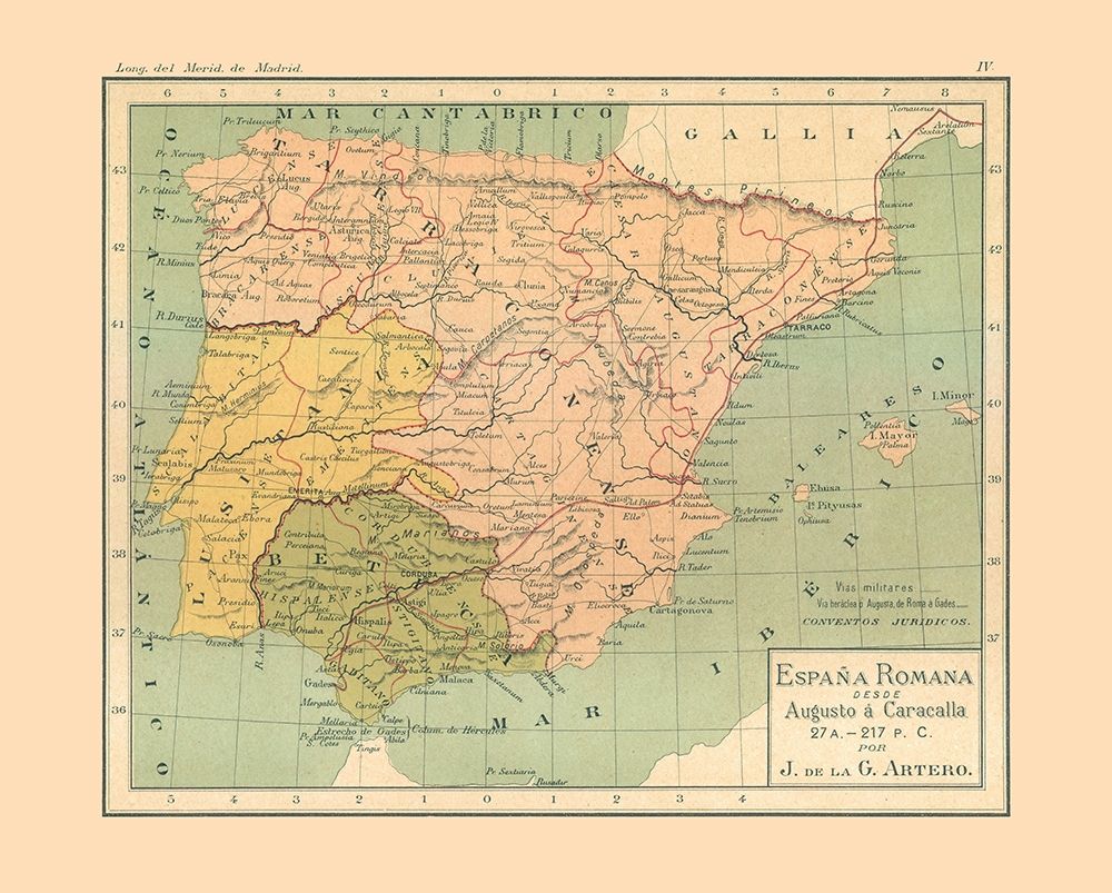 Spain 27 AD to 217 AD - Artero 1979