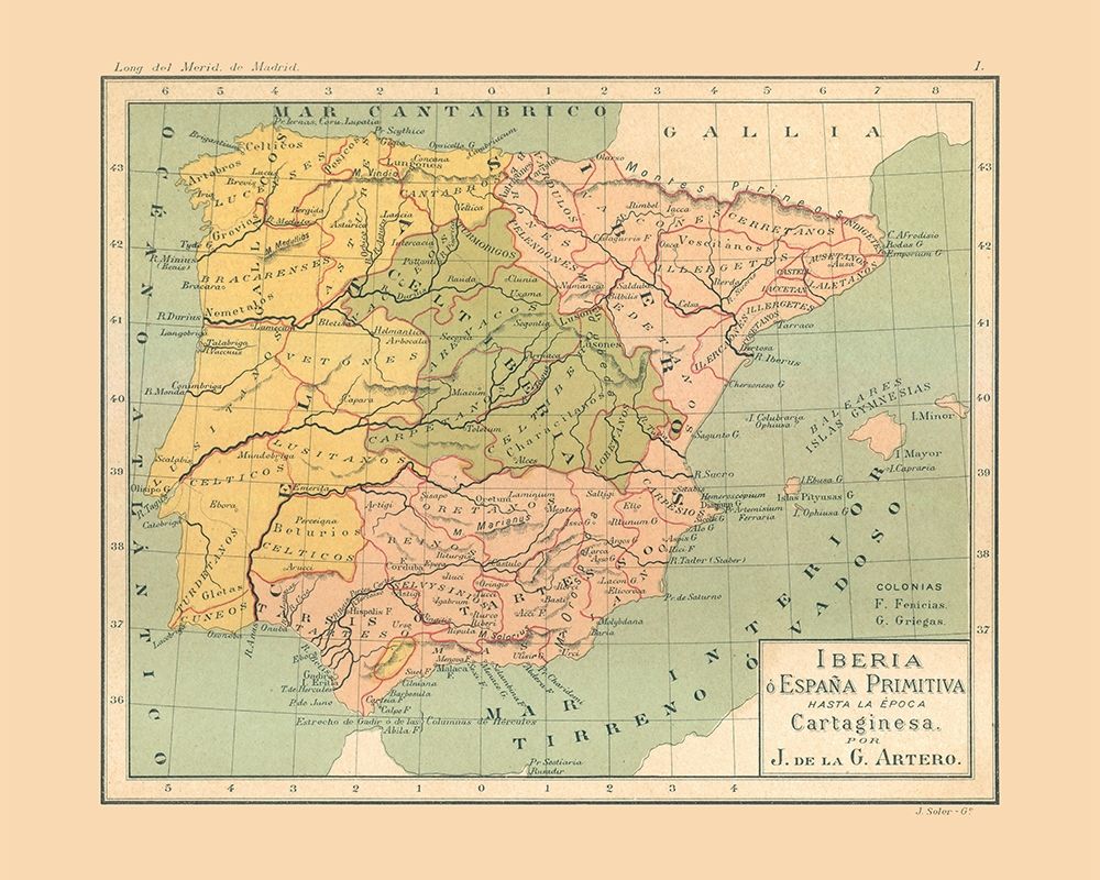 Carthaginian Presence Spain - Artero 1879