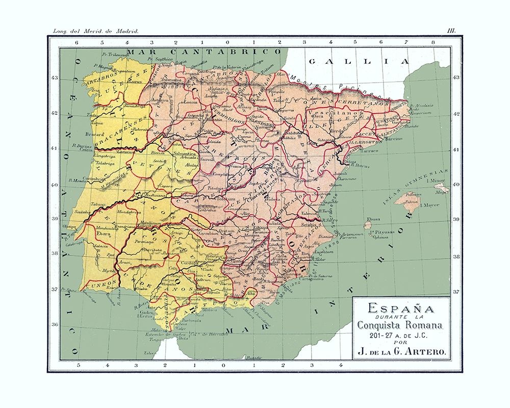 Roman Conquest Spain 201 BC to 27 BC  - Artero