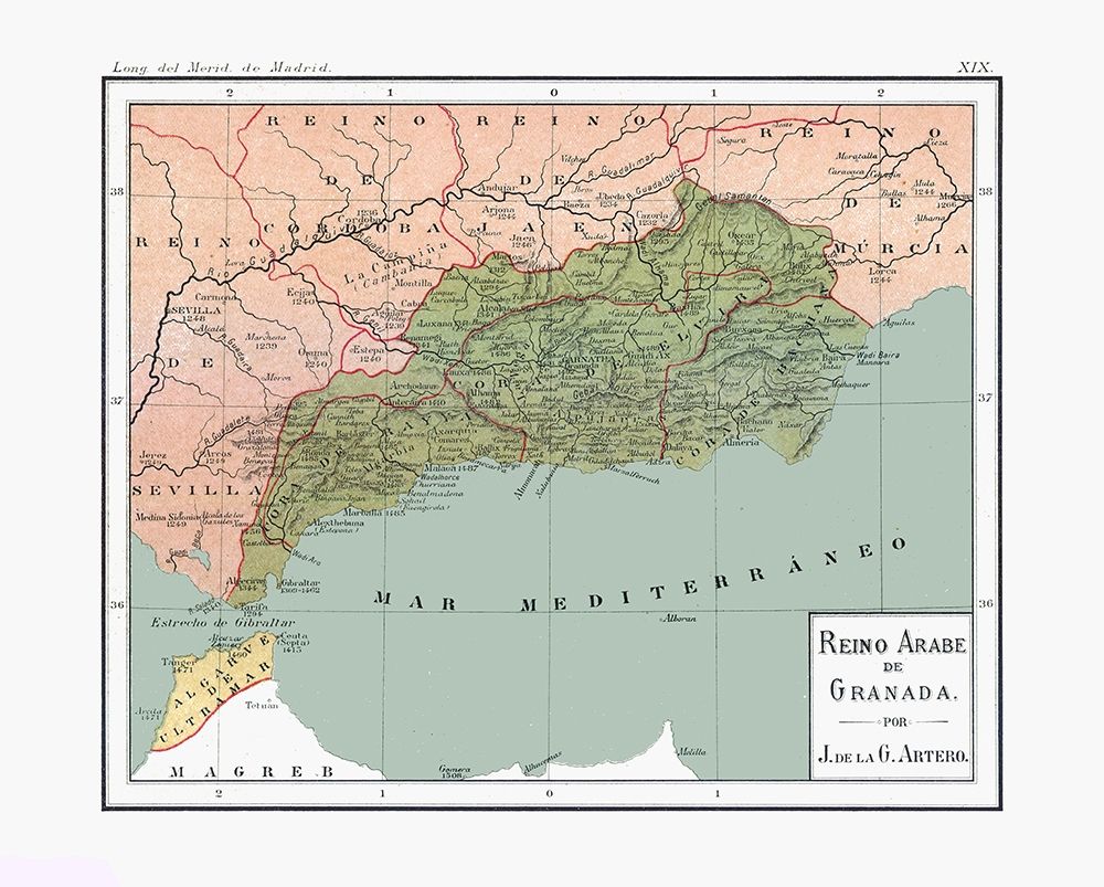 South East Spain - Artero 1879