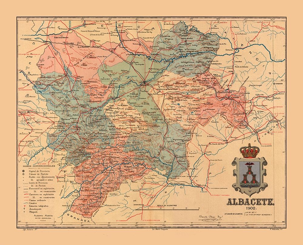 Albacete Spain 1902 - Martine 1904