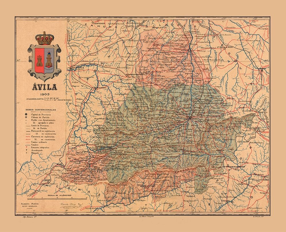 Avila Spain 1903 - Martine 1904