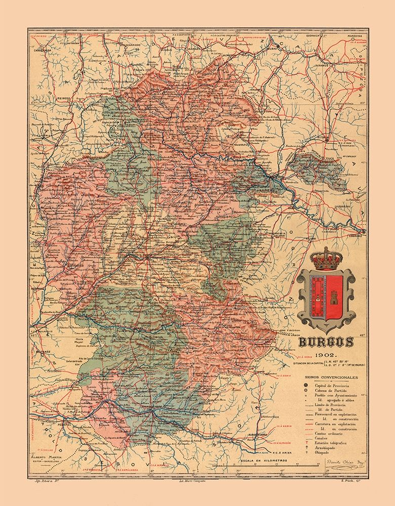 Burgos Spain 1902 - Martine 1904