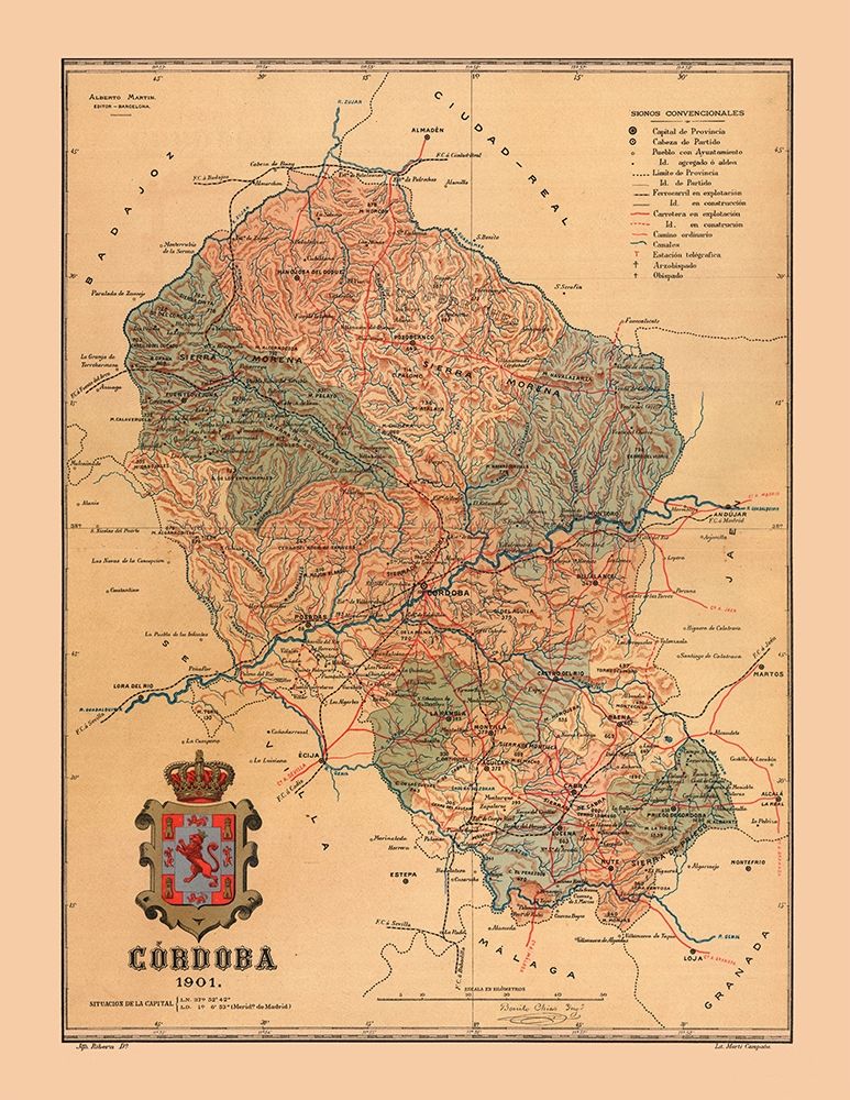 Cordova Spain 1901 - Martine 1904
