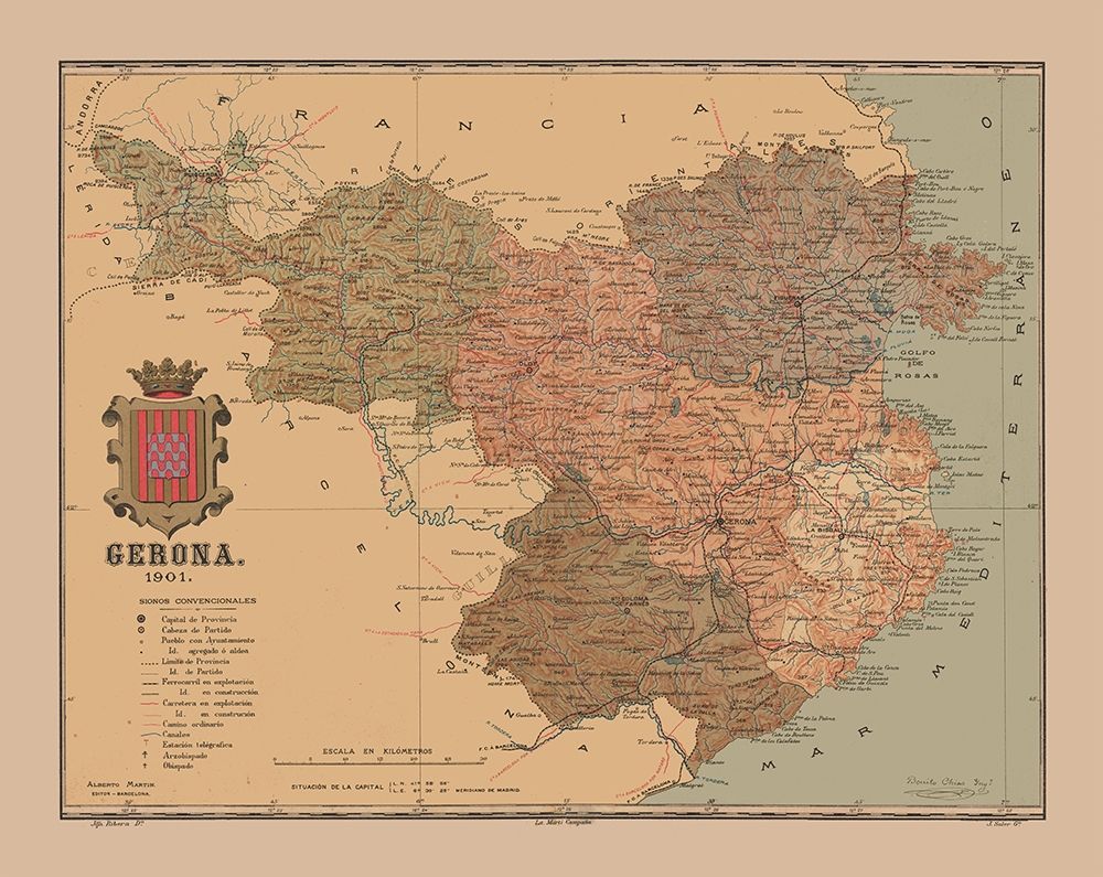 Girona Spain 1901 - Martine 1904