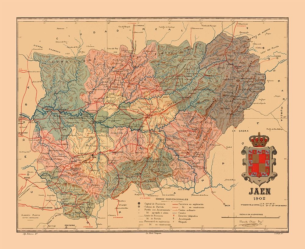 Jaen Spain 1902 - Martine 1904
