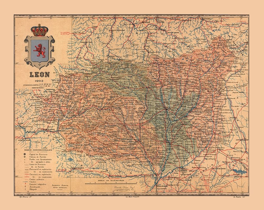 Leon Spain 1903 - Martine 1904