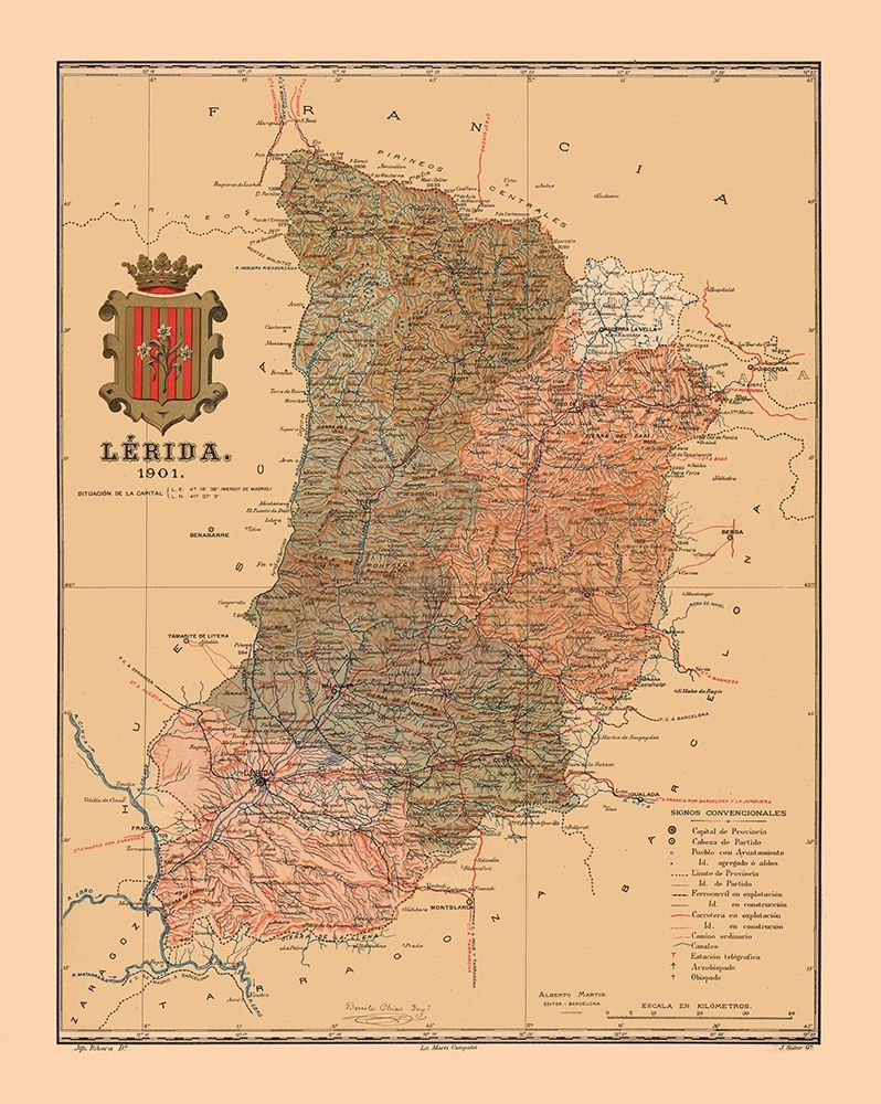 Lleida Spain 1901 - Martine 1904