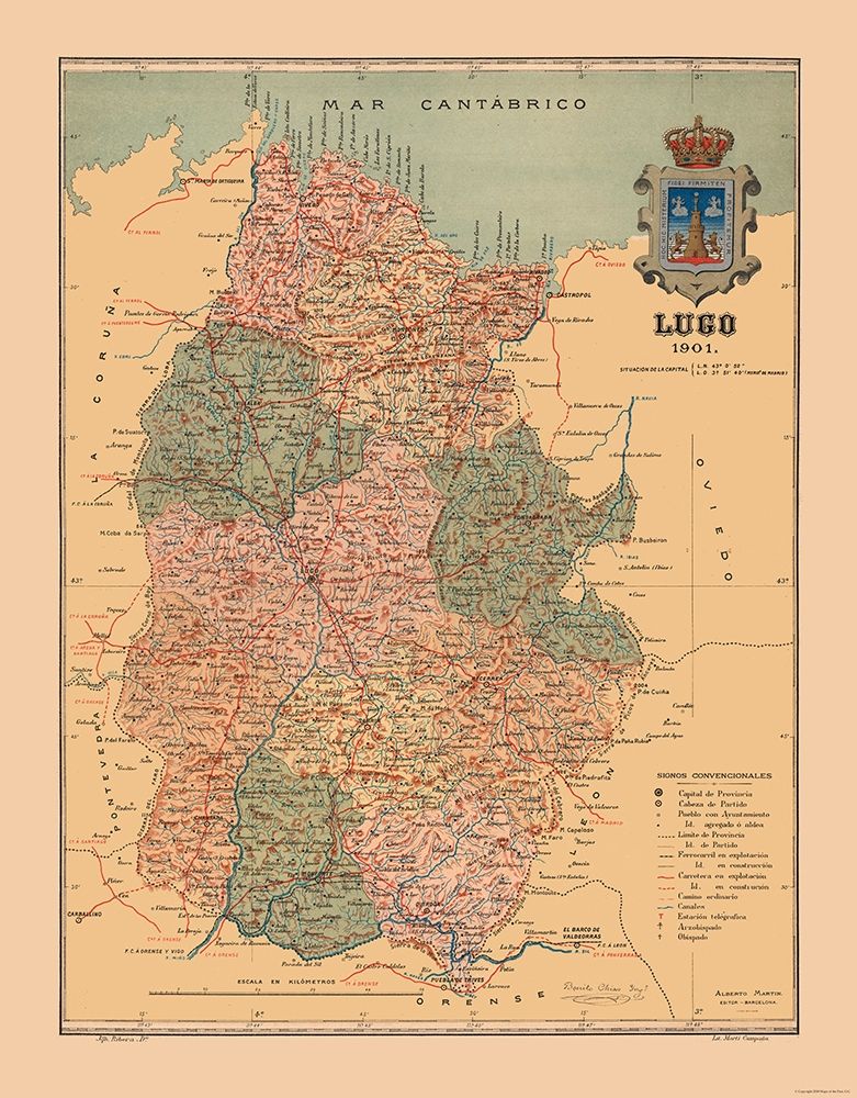 Lugo Spain 1901 - Martine 1904