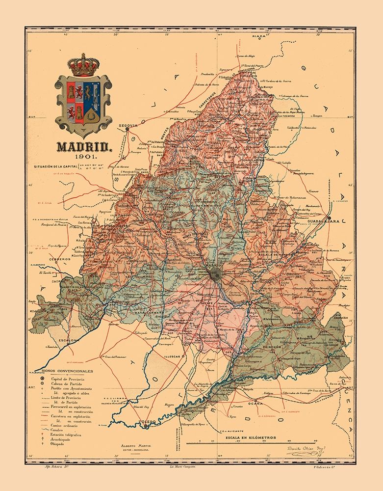 Madrid Spain 1901 - Martine 1904