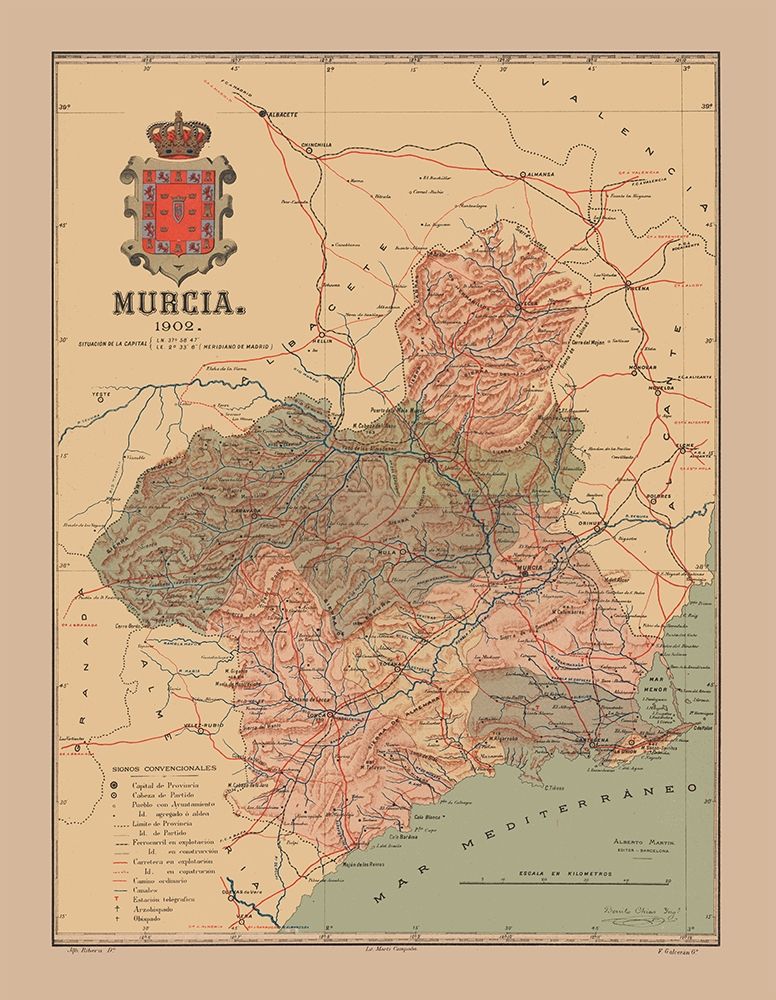 Murcia Spain 1902 - Martine 1904