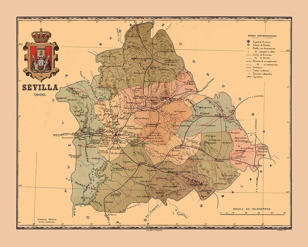 Seville Spain 1900 - Martine 1904