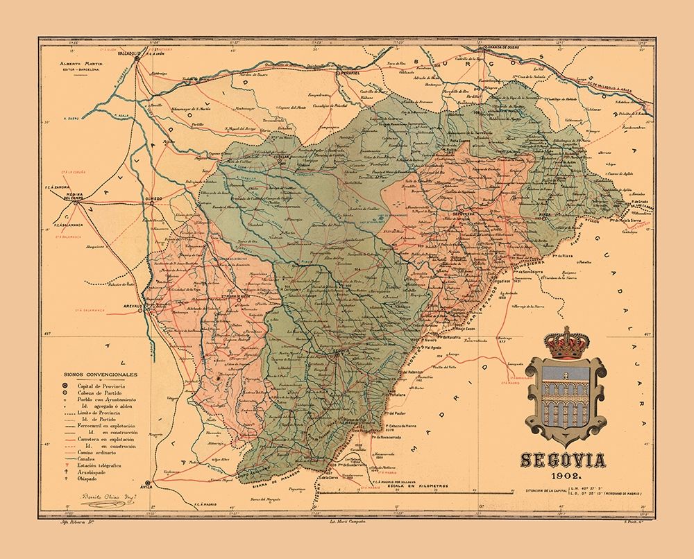 Segovia Spain 1902 - Martine 1904