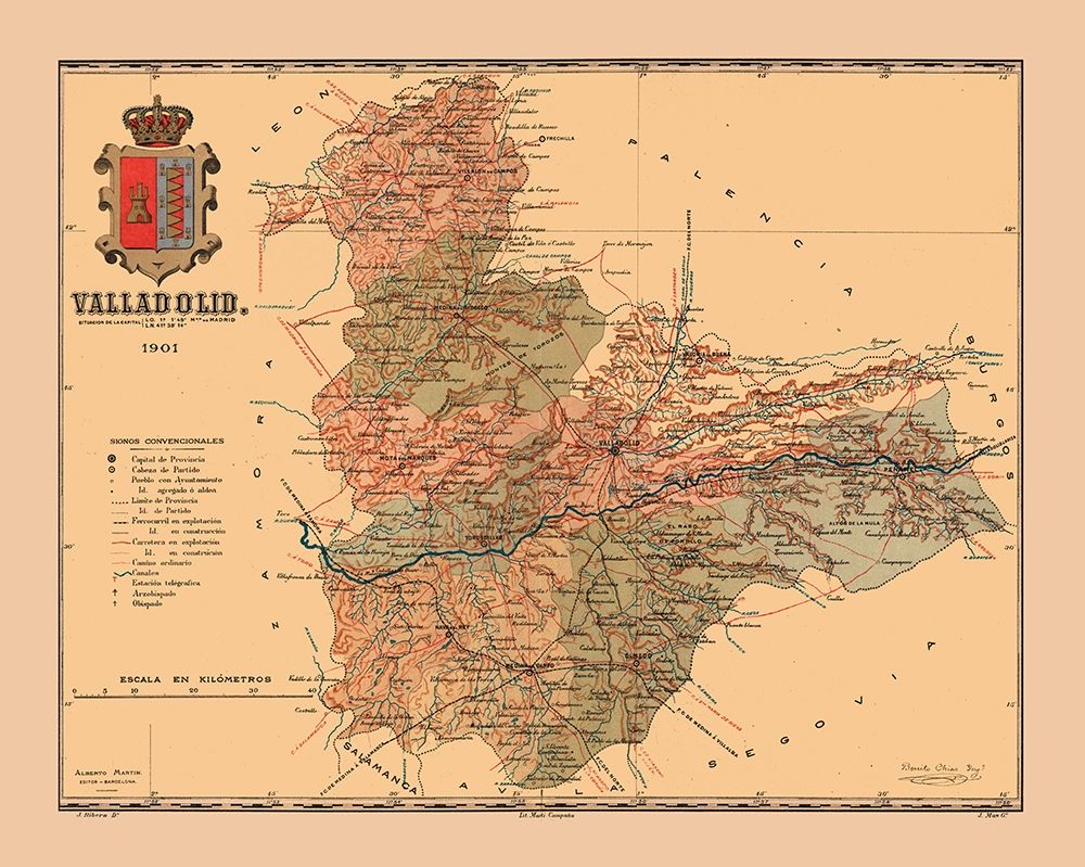Valladolid Spain 1901 - Martine 1904