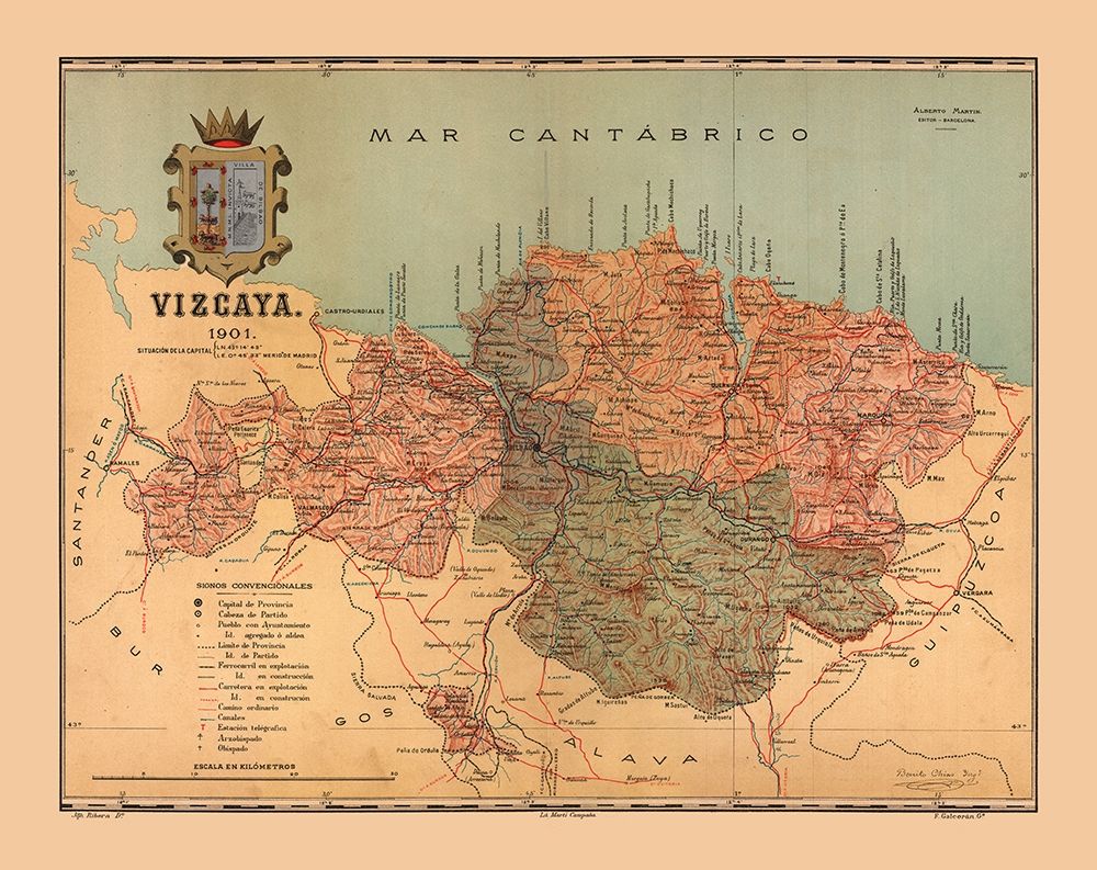 Biscay Spain 1901 - Martine 1904