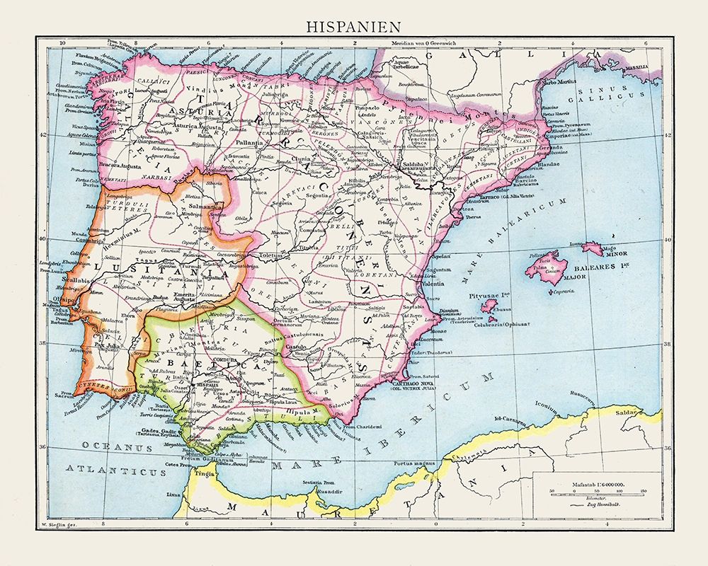 Spain - Droysen 1886