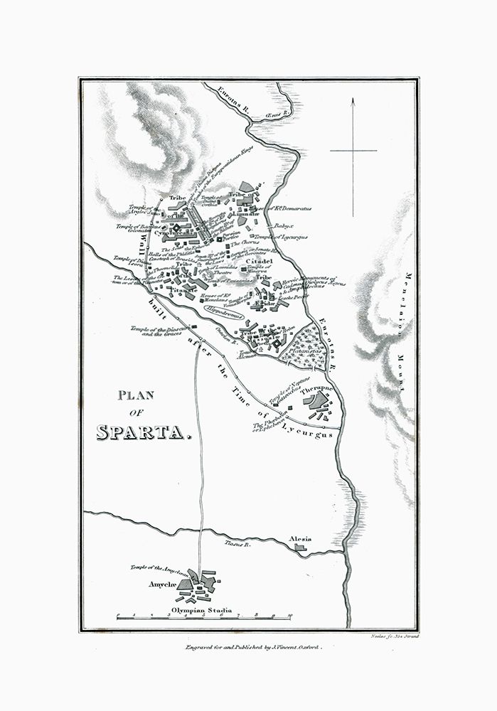 Sparta Greece - Oxford 1828
