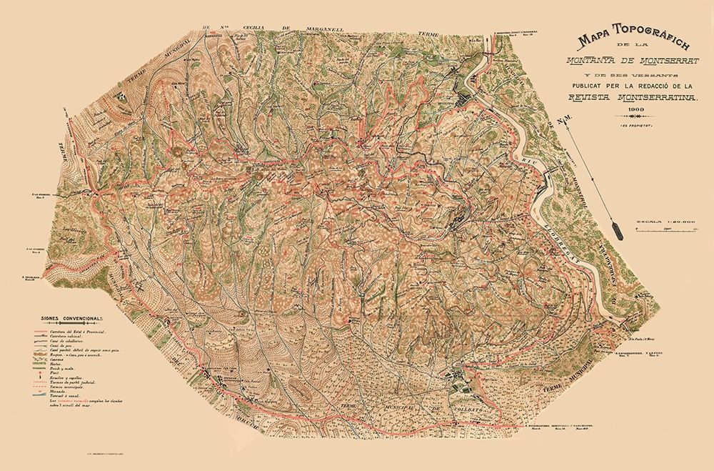 Montserrat Spain - 1920