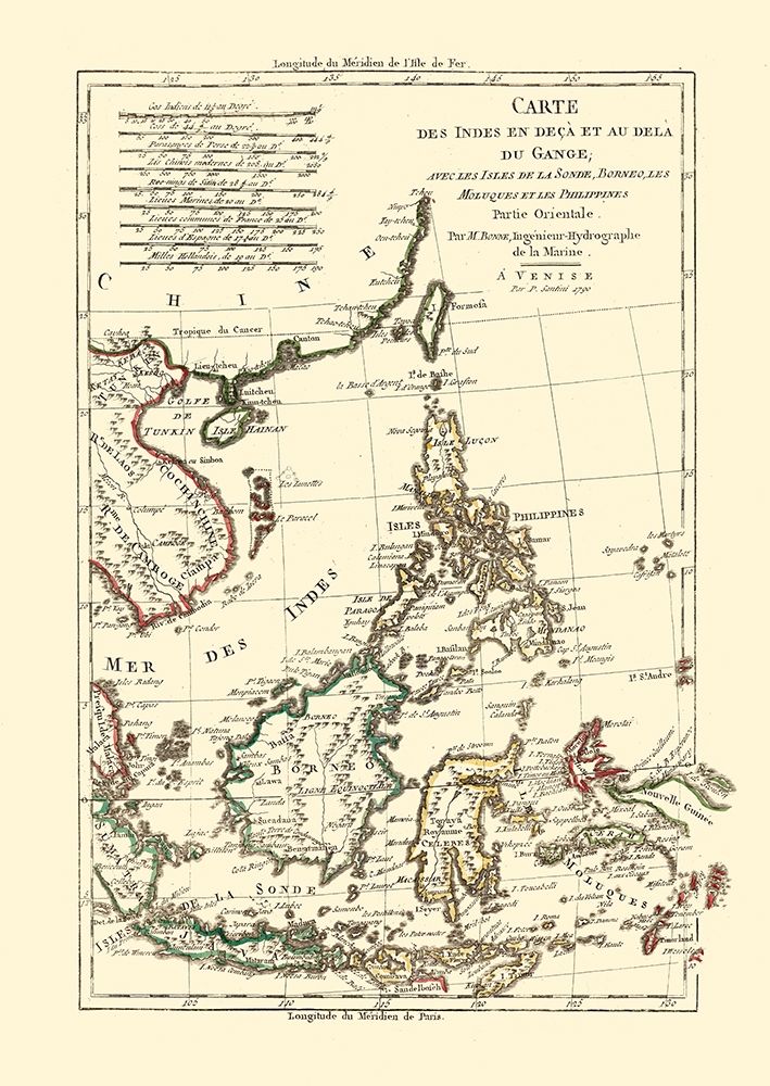 China Sea Asia - Santini 1794