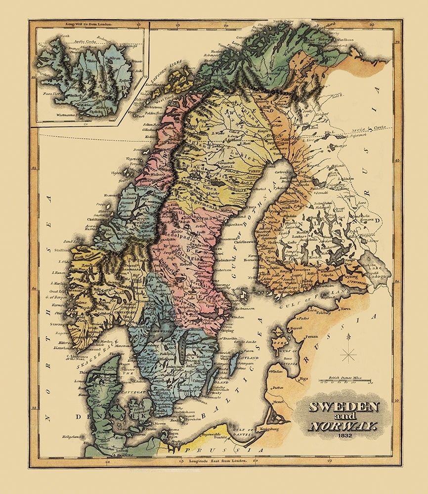 Sweden Norway - Lucas 1823