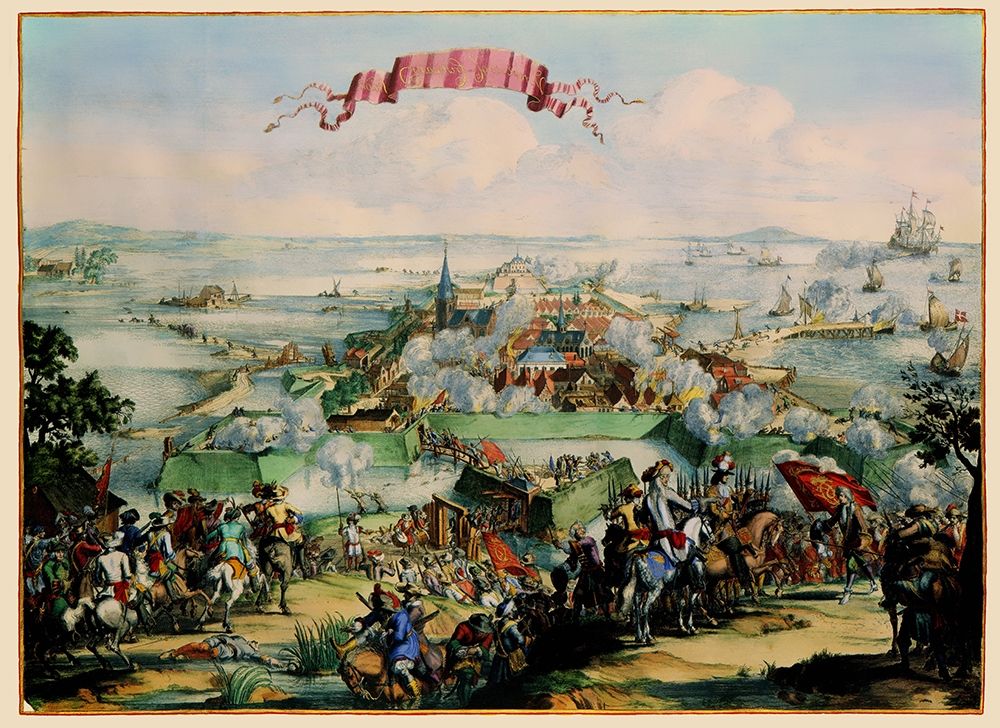 Kristianstad Sweden Panoramic - DeHooghe 1675