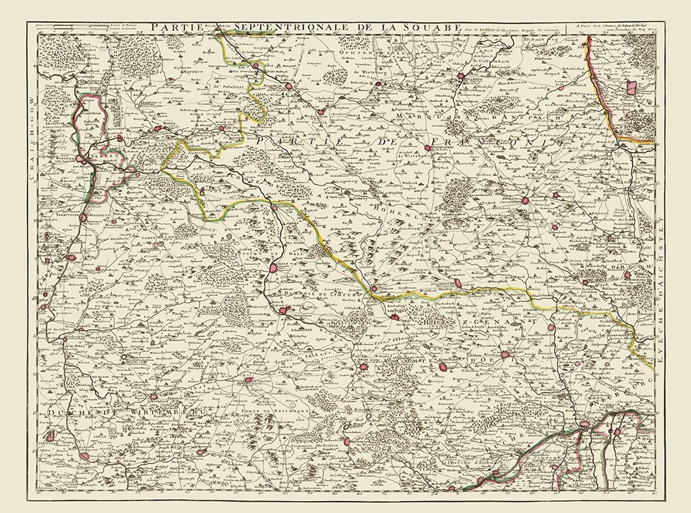 Swabia Germany - Covens 1742
