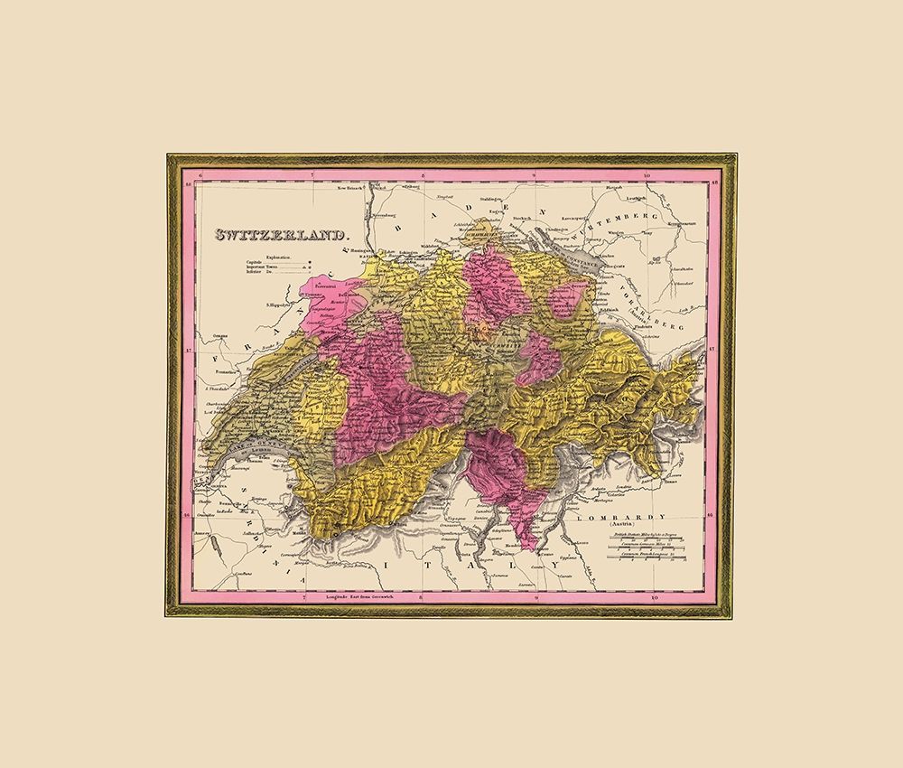 Switzerland - Mitchell 1846