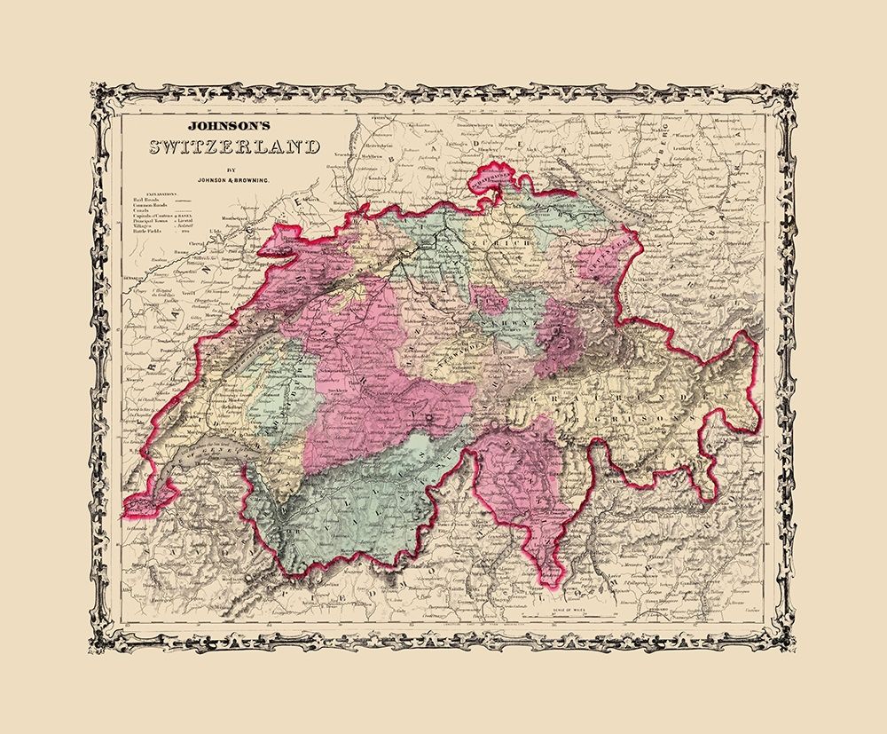Switzerland - Johnson 1860