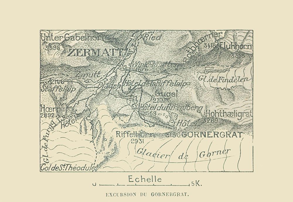 Gornergrat Switzerland - Swiss Guide 1917