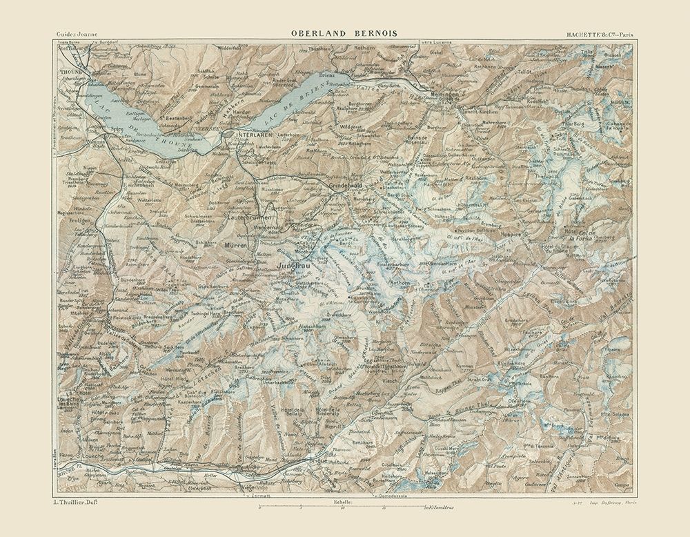 Bernese Highlands Switzerland - Swiss Guide 1917