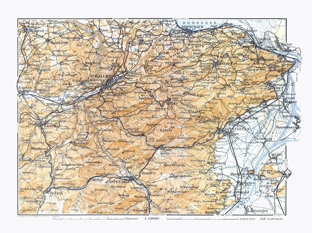 Northeastern Switzerland - Baedeker 1921