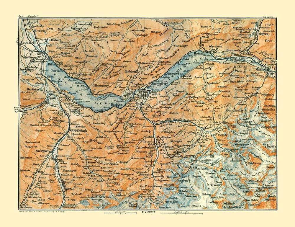 Switzerland - Baedeker 1921